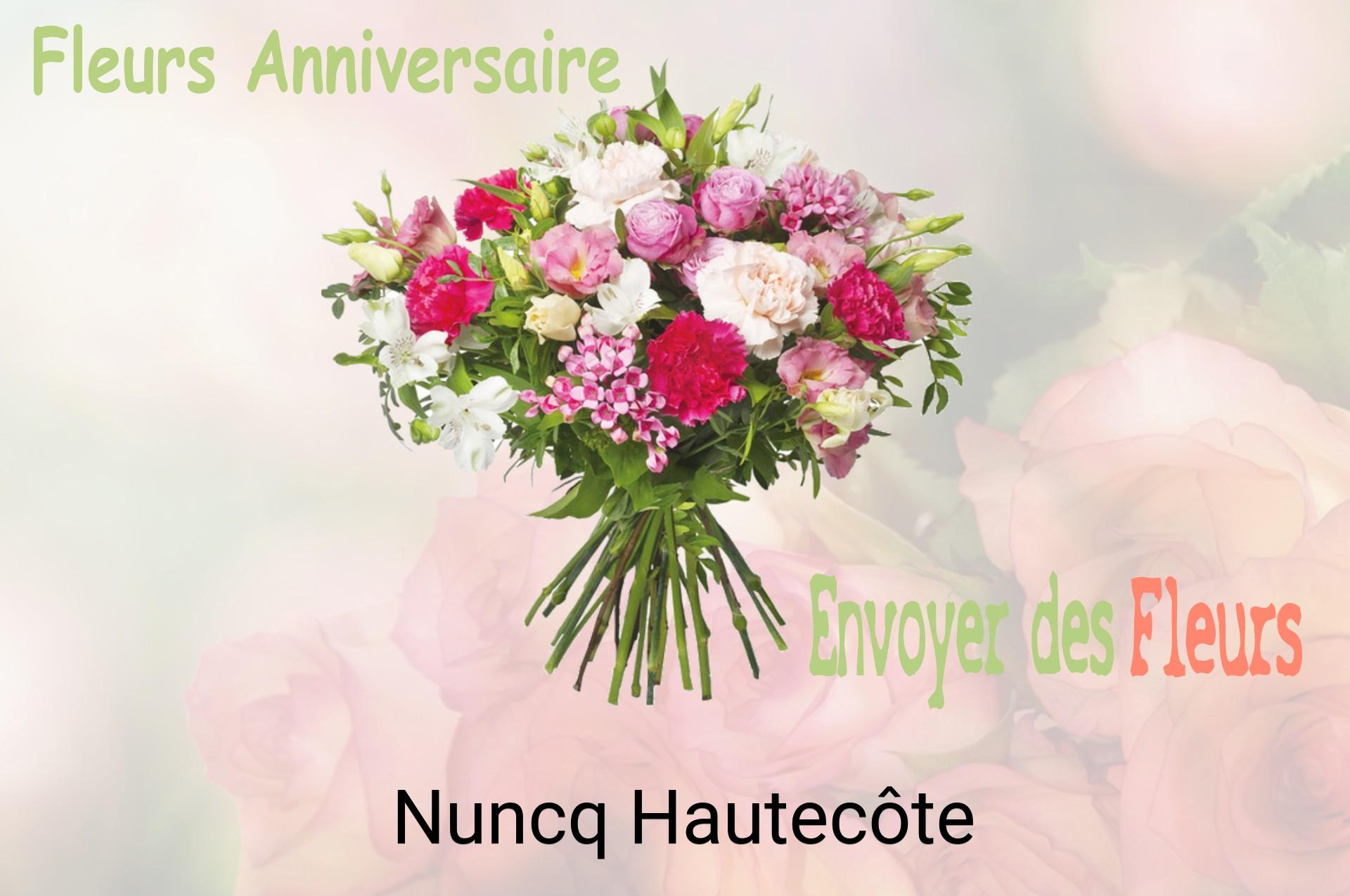 Bouquet de fleurs d’anniversaire livré à Nuncq-Hautecôte