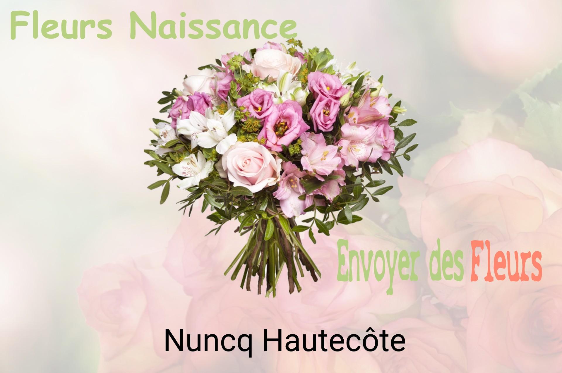 Bouquet de fleurs de naissance livré à Nuncq-Hautecôte